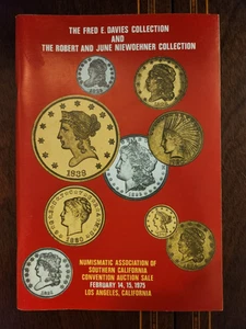 FRED E. DAVIES / NIEWOEHNER COLECCIONES SUBASTA MONEDAS CATÁLOGO PRIMOUNT 1975 - Imagen 1 de 7
