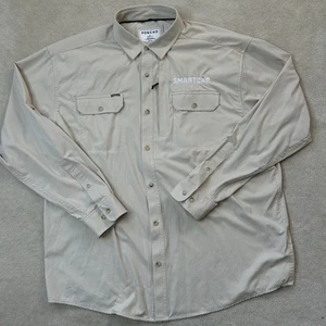 Poncho Regular Fit Magnetic Pocket Shirt Mens XL Outdoors Performance Stretch - Picture 1 of 7