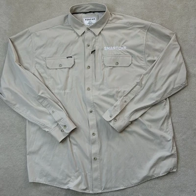 Poncho Regular Fit Magnetic Pocket Shirt Mens XL Outdoors Performance Stretch - Image 1 of 4