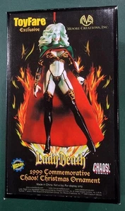 TOYFARE EXCLUSIVE CHAOS COMICS LADY DEATH 1999 CHRISTMAS ORNAMENT - Picture 1 of 1
