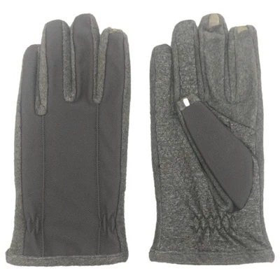 Isotoner Smartouch Mens Charcoal Gray Gloves Touchscreen Tech & Text Large - Image 1 of 3