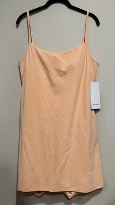 NWT Lululemon Size 14 Align Cami Strap Dress Open Back PCHB Peach Bellini $148 - Image 1 of 3