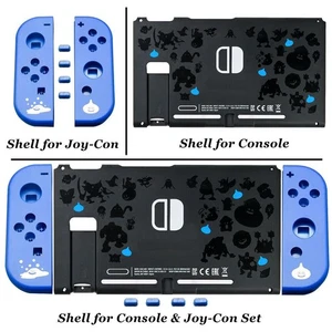For Dragon Quest Theme Repacement Housing Shell Back Case for Nintendo Switch - Picture 1 of 10