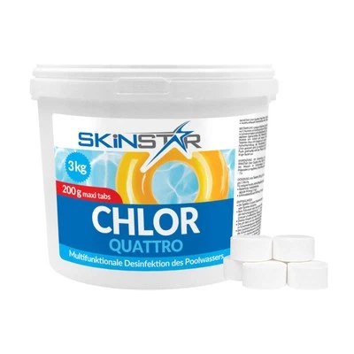 Chlortabletten Multitabs Pool 3 kg Langsamlöslich Chlor Pflege für Schwimmbad - Bild 1 von 4