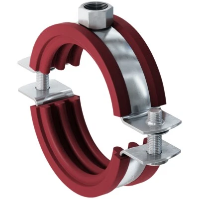 fischer Rohrschelle Silikonrohrschelle FRSH Hochtemperaturschelle 20 - 168 mm - Bild 1 von 2