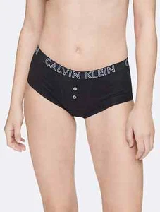 NwT Calvin Klein Women’s (LARGE) Ultimate Cotton Boyshort QD3639-001 - Picture 1 of 3
