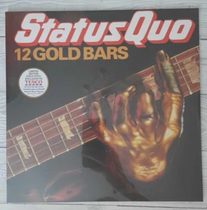 Status Quo - 12 Gold Bars - Vinyl LP - NEW/SEALED LTD Edition Gold Vinyl - Picture 1 of 1