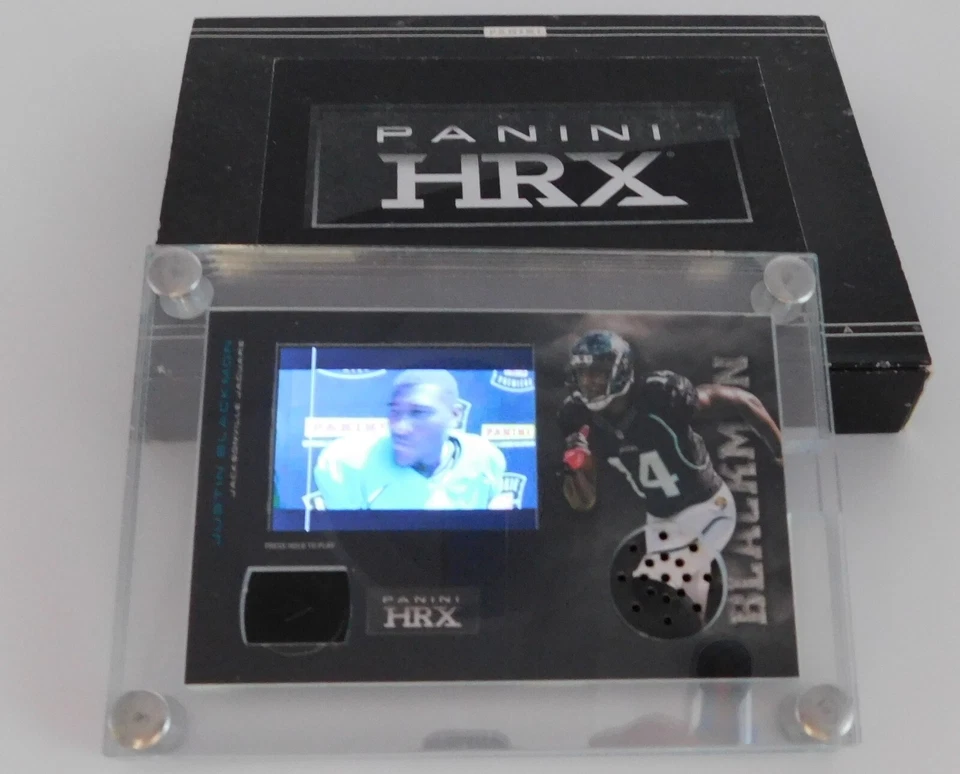 2012 Panini Totally Certified JUSTIN BLACKMON #3 💎 HRX Video Card /40 - Image 1 of 4