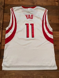 Houston Rockets Adidas Basketball Jersey XL Length +2” 11 YAO MING *Sewn Letters - Picture 1 of 12