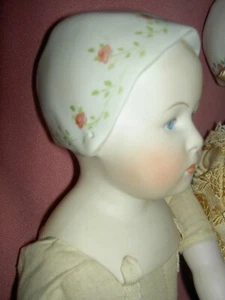 Beautiful, EMMA CLEAR signed c1940 artist baby doll with molded bonnet all orig. - Picture 1 of 11