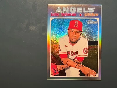 2020 Topps Heritage High Number - Julio Teheran #THC-516 Chrome Refractor /571 - Image 1 of 2