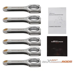 Bielas de haz H ARP2000 pernos para BMW N54B30 3.0 E90 E91 E92 5.709" - Imagen 1 de 11