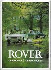 1973 Rover 3500 automatique & 3500S (P6) brochure voiture