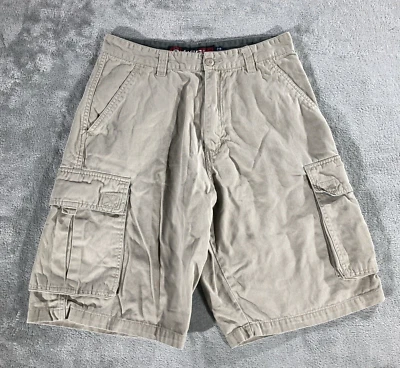 Pantalones Cortos Carga Plugg Para Hombre Talla 29 Tostados 100% Algodón Bolsillos Trabillas para Cinturón Foto 1 de 4