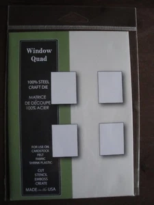 NEW Poppystamps Craft Die WINDOW QUAD Style No 882 Madison House - Picture 1 of 2