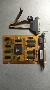 ISA 16 bits I/O Card 2xSerial 1xParallel TC210 - Bild 1 von 3