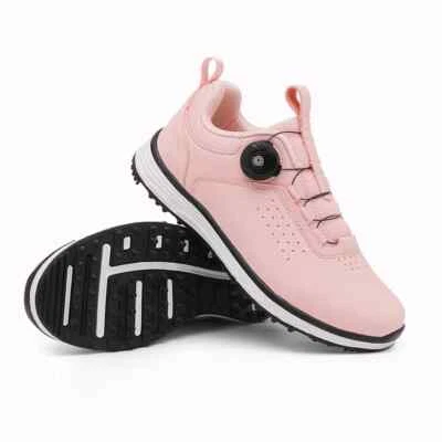 Tenis de golf impermeables para hombre al aire libre golf suave caminar deportes zapatos de cuero Foto 1 de 4