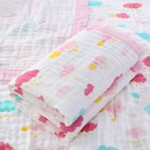 Soft Muslin Blanket For Kids Baby Infants Size -110Cm X110Cm 0-4 Yrs, Breathable