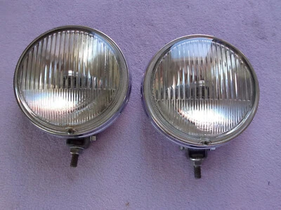 Faros antiniebla cromados Hella VW Beetle Bus Porsche 911 356 Mercedes w111 w113 w108 Foto 1 de 4