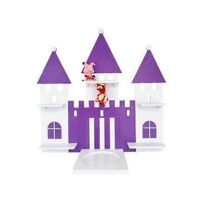 Schloss Lila als Tonieregal Toniebox Tonie Kinderregal Wandregal Zimmer Shelf - Bild 1 von 4