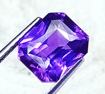 Certified Prince Cut Natural Purple Tanzanite 7.90 Ct Loose Gemstones - Image 1 of 4