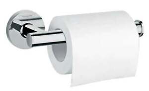 Hansgrohe 41726000 Logis Wall Mounted Euro Toilet Paper Holder, Chrome