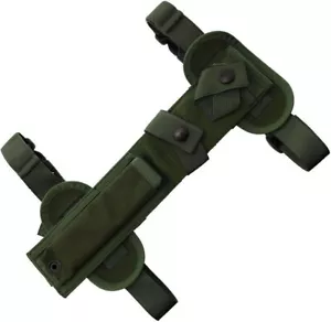 ASEK Ontario Sheath f/ ASEK Fixed Blade System Leg Straps Green Nylon Survival - Picture 1 of 6