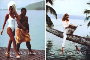 Adrienne Vittadini 1992 Ellen Von UnWerth Susan Holmes 4 páginas revista anuncio - Imagen 1 de 2