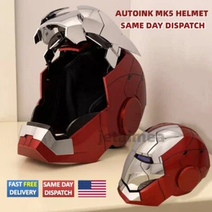 AUTOKING Iron Man MK5 1:1 Helmet Wearable Voice-control Mask Toy Gifts Cosplay - Picture 1 of 16