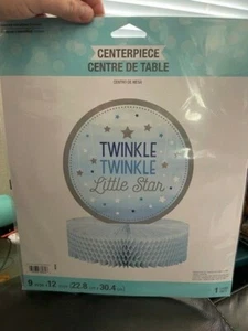 Twinkle Twinkle One Little Star Table Centerpiece 9" X 12" New! - Picture 1 of 2