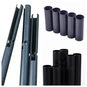 Carbon Fiber Tube Cutting Service Carbon Pipe Processing High Strength Parts UAV - Picture 1 of 7