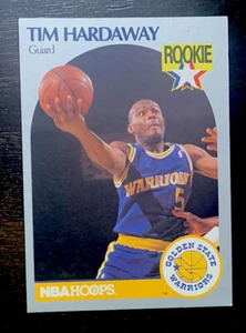 1990-91 NBA HOOPS TIM HARDAWAY ROOKIE CARD #113 - Picture 1 of 2