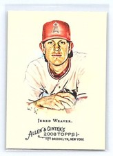 2008 Topps Allen & Ginter Jered Weaver #234   Los Angeles Angels