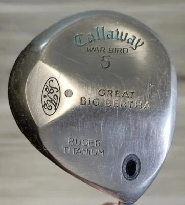 Callaway Great Big Bertha War Bird Ruger Titanio 5 Derecha Varilla Grafito Damas Fle Foto 1 de 4