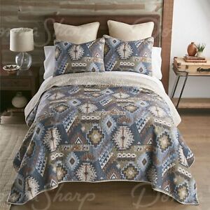 Donna Sharp Tohatchi Southwest Country King 3-Piece Quilt Bedding Set