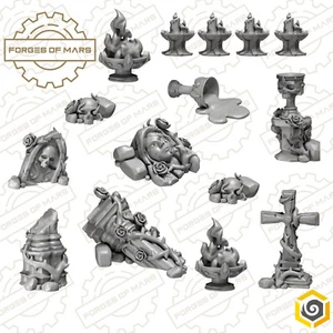 Marines - Void Vampires - Crimson Lords Basing Bits (x15) - Imagen 1 de 1