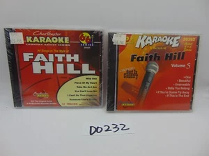 New Sealed CDG Chartbuster Karaoke CD 6+6 Songs Faith Hill Lot 20392 & 20424 - Bild 1 von 7
