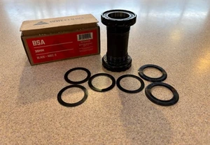 NUEVO DESPEGUE RUEDAS FABRICACIÓN BSA 30MM BSA30-BB NEGRO ABEC-3 PEDALIER - Imagen 1 de 4