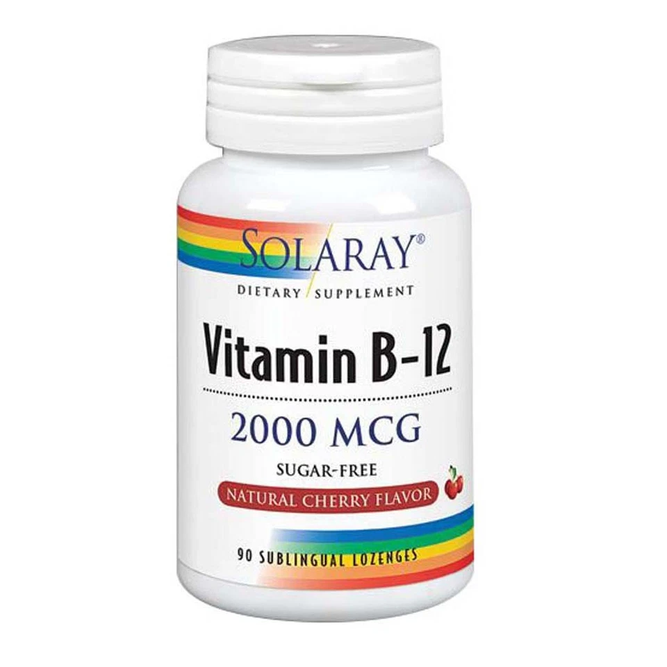 Vitamina B-12 Cereza Natural 90 Pastillas 2000 Mcg Foto 1 de 1