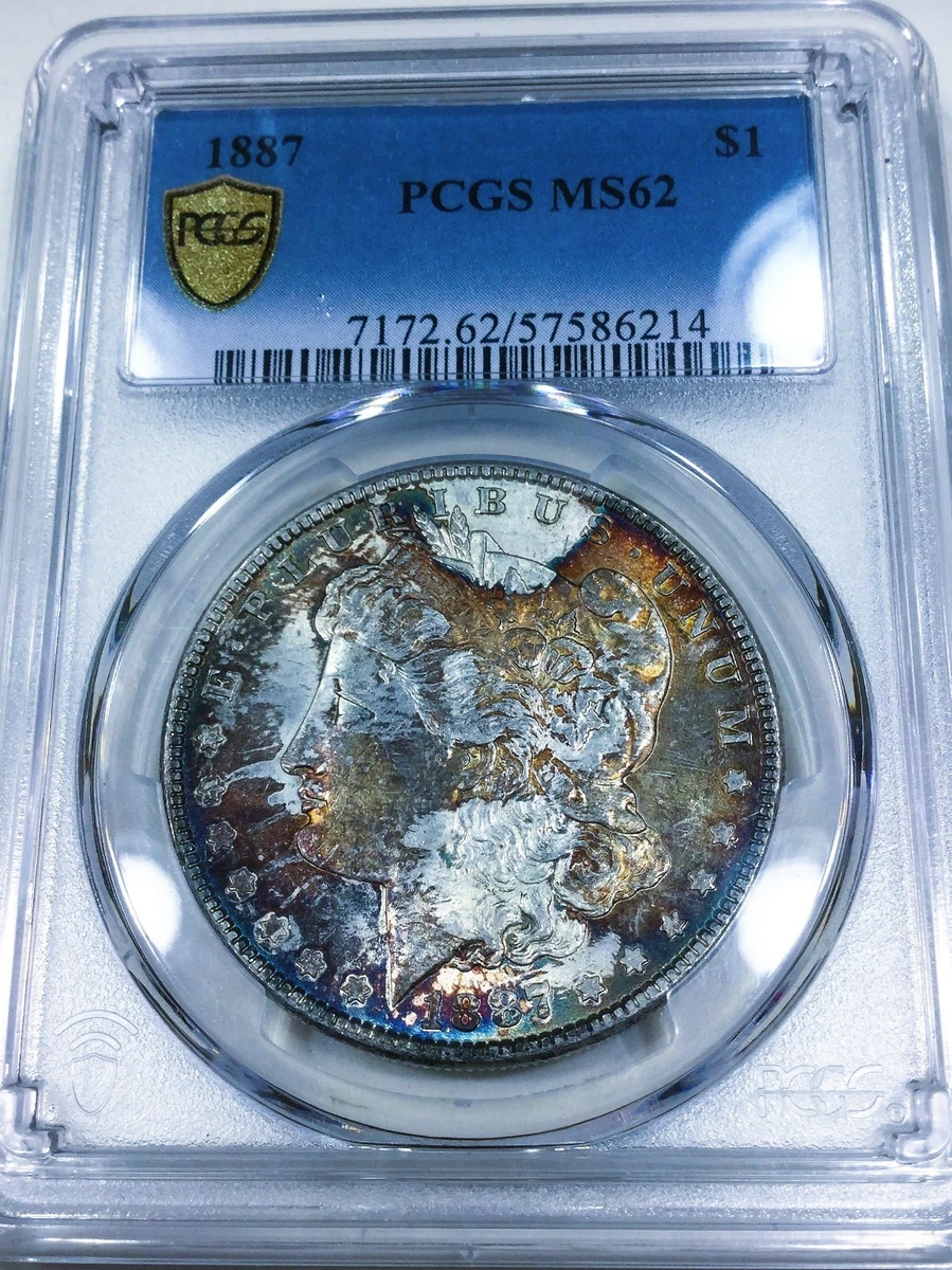 MS 62 Graded 1887 Year Morgan US Dollars (1878-1921) for sale | eBay
