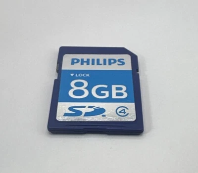 Philips 8GB SD Card Memory Card - Image 1 of 2