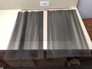 Vintage Fireplace Mesh Screen Curtains - 2 Pcs Spark Guard - Picture 1 of 12