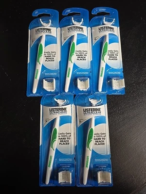 Listerine Ultraclean Access Flosser y 8 cabezales desechables paquete de inicio - 5 PAQUETES Foto 1 de 4