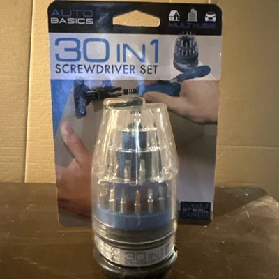 30-in-1 Screwdriver Bit Multi Tool Repair Set Phillips Torx Slotted Hex - Image 1 of 4