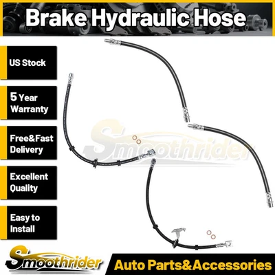 Para Mercedes-Benz ML55 AMG 2002-2003 5,4 L 4x línea de manguera de freno delantera trasera Foto 1 de 4