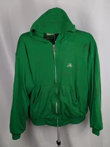 Vintage Pioneer Seeds Full Zip Hoodie XL Thermal Lined Farmer Grandpa Jacket - Picture 1 of 21