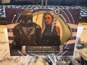 2024 Star Wars Masterwork A Mandalorian and A Former Jedi Canvas /25 - Picture 1 of 2