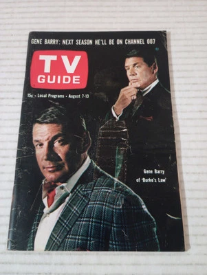 TV Guide UT ID 7 августа 1965 Gene Barry Amos Burke Al Hirt Kellam De Forest - Изображение 1 из 4