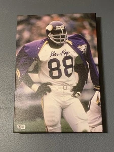 alan page autograph Minnesota Vikings Canvas - Picture 1 of 6