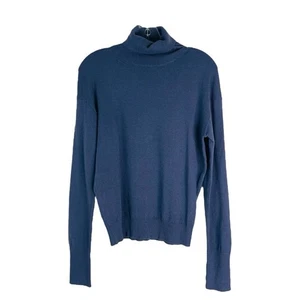 NEU Express blau lila adretter Rollkragenpullover Small - Bild 1 von 7